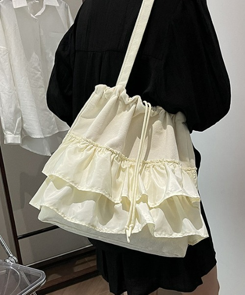 トートバッグ フリルトートバッグ レディース : ZOZOTOWN Yahoo!店