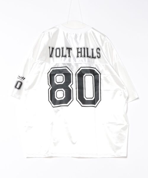 tシャツ a.p.o.v. ビッグナンバリングシャイニーポリオーバーサイズ