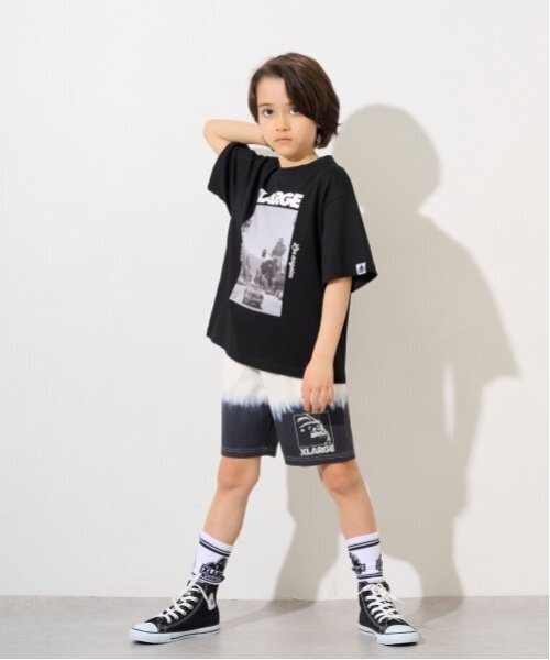 XLARGE KIDS パンツ グラデーションタイダイショートパンツ