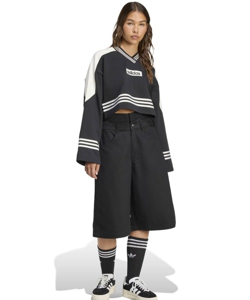 トレーナー スウェット adidas BLOCKING CREWNECK SWEAT SHIRT / アディダス ブロッキング クルーネック スウェッ adidas トレーナー スウェット BLOCKING CREWNECK SWEAT SHIRT