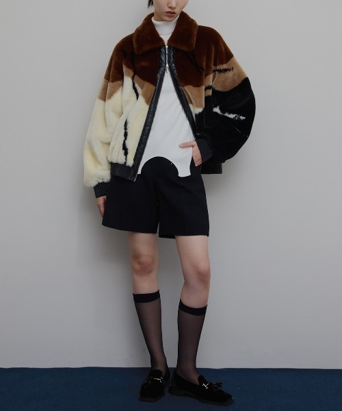 Ameri（アメリ） ブルゾン アウター DESSERT CUP FUR BLOUSON 