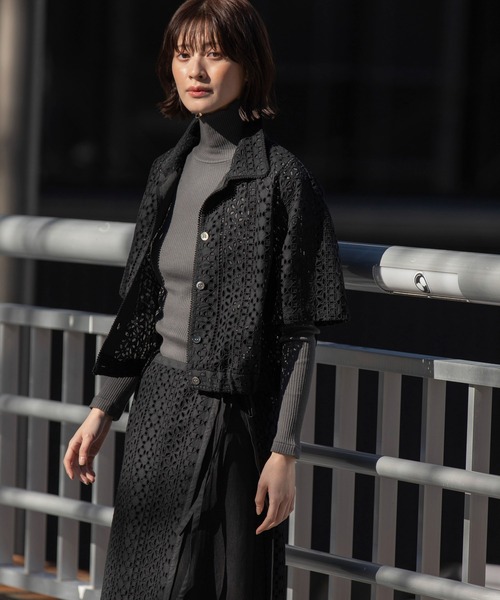 ほぼ未使用♡グレースコンチネンタル レース カットワーク ブラウス 36 黒 楽天市場】レース ブラウス（ブランドグレースコンチネンタル）の通販