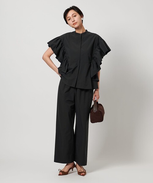 UNITED ARROWS ブラウス シャツ イージー フレアスリーブ ‐撥水