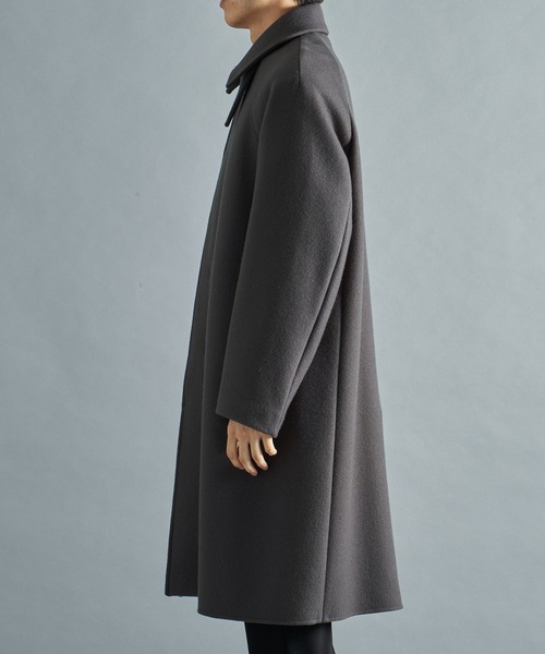 STUDIOUS（ステュディオス） ステンカラーコート 1 ブラック メンズ