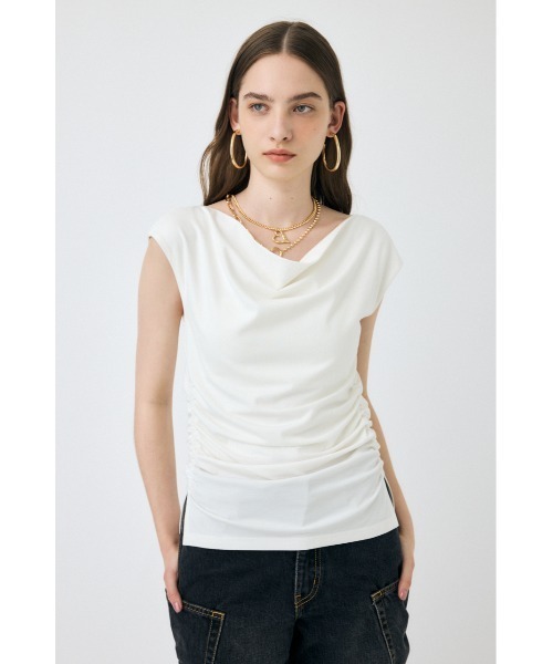 MOUSSY（マウジー） tシャツ COWL NECK ノースリーブトップス