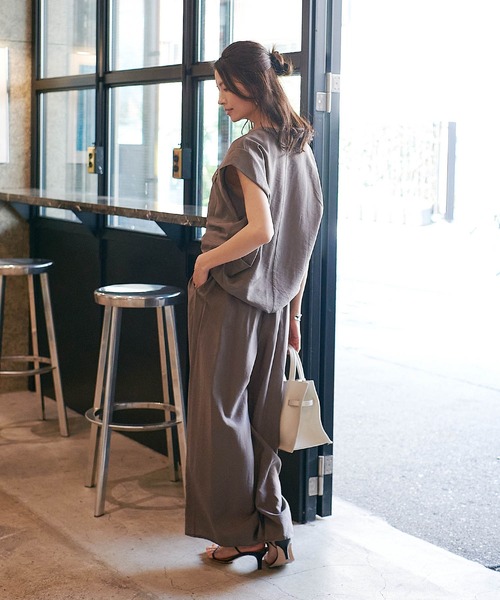 ブラウス シャツ 接触冷感テンセルナイロンポケットブラウス レディース Jines ブラウス シャツ 接触冷感テンセルナイロンポケット
