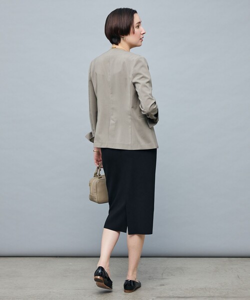 【美品】NOLLEYS ノーカラー　春 NOLLEY'S Sophi ジャケット ノーカラージャケット