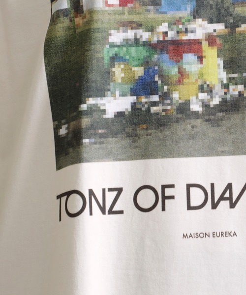 「MAISON EUREKA」 半袖Tシャツ SMALL オフホワイト レディース