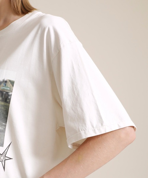 「MAISON EUREKA」 半袖Tシャツ SMALL オフホワイト レディース