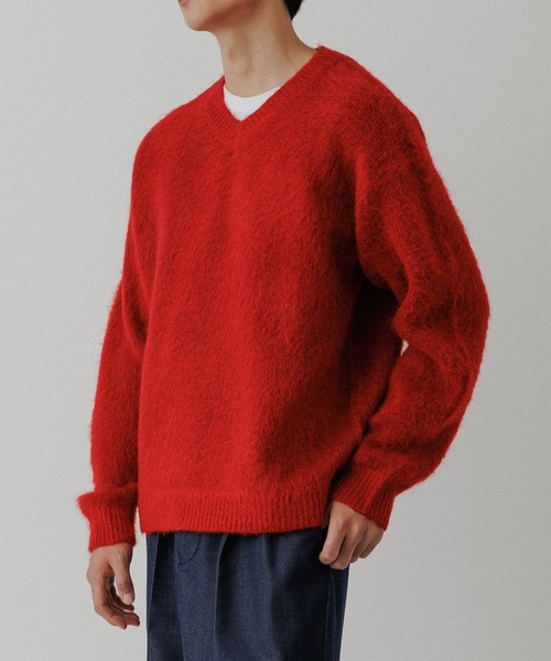 ADAM ET ROPE' セーター ニット モヘアミックス オーバーサイズ