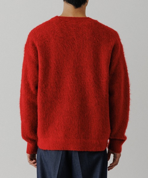 現行新品 ADAM ET ROPÉ バックVネック オーバーサイズ ニット 長袖 ADAM ET ROPE´ バックVネック オーバーサイズ ニット 長袖