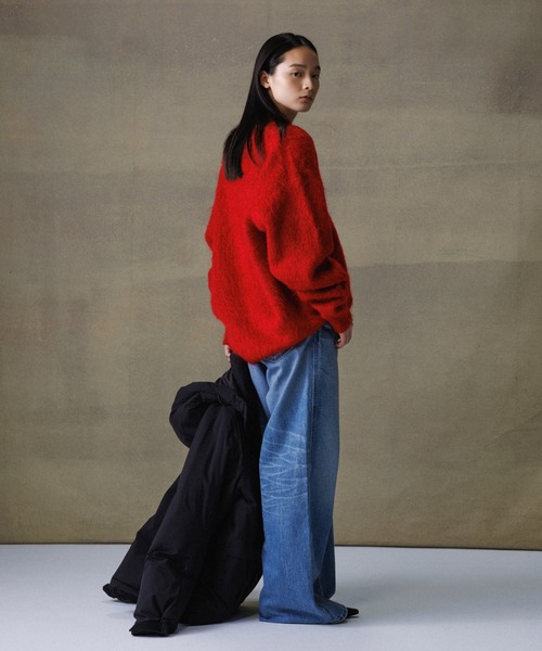 ADAM ET ROPE'（アダムエロペ） セーター ニット モヘアミックス