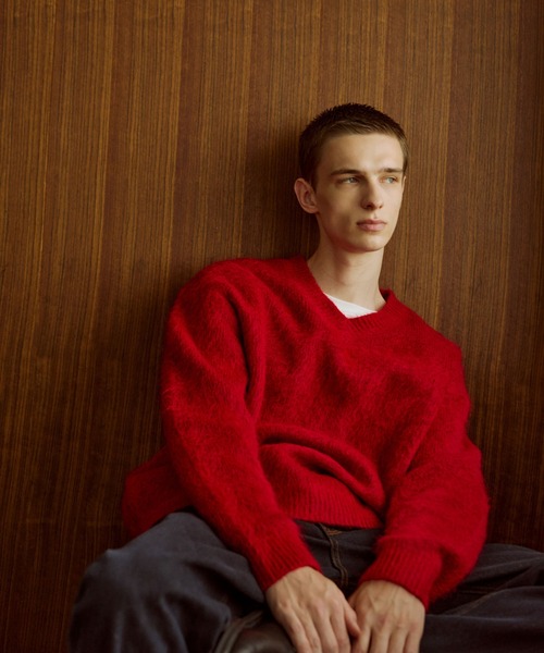 ADAM ET ROPE'（アダムエロペ） セーター ニット モヘアミックス