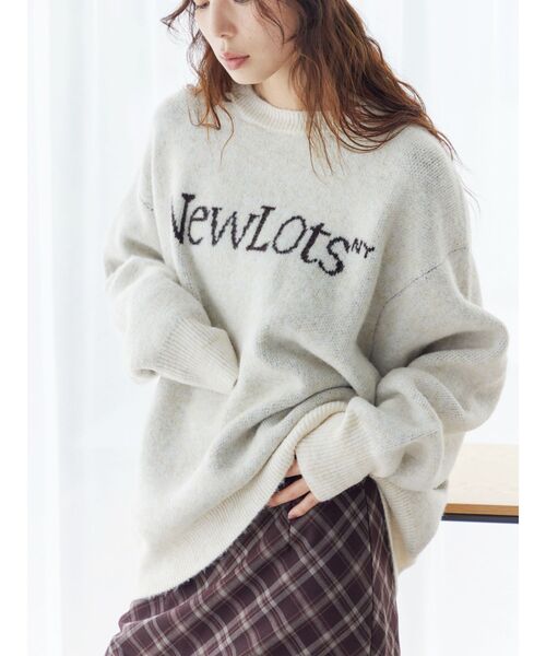 Ungrid（アングリッド） ニット セーター 「WEB限定」ロゴルーズニット