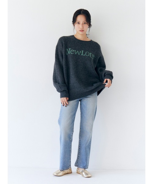 Ungrid（アングリッド） ニット セーター 「WEB限定」ロゴルーズニット