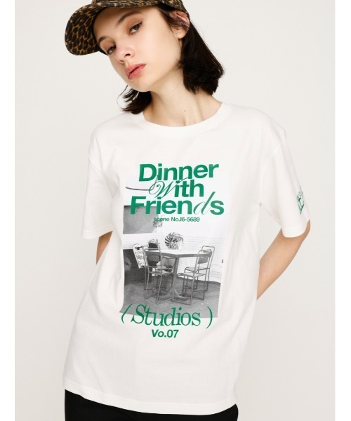 tシャツ PHOTO PRINT T/SH フォト プリント Tシャツ 半袖 夏服 レディース