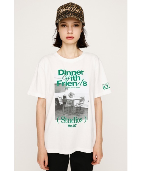スラッシュさんのフォトプリント ＳサイズTシャツ‼️ SLY（スライ） tシャツ 半袖 PHOTO PRINT T/SH フォト プリント T