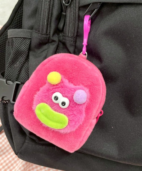 WEGO（ウィゴー） ポーチ WEGO/カラフルくまくまモンスターぬいぐるみ