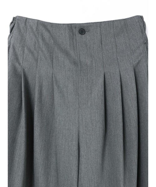 mizuiroind パンツ mizuiro ind ハイウエストタックパンツ