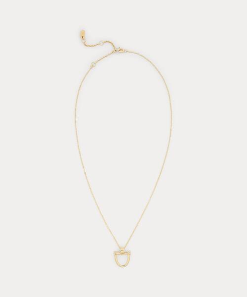 LAUREN RALPH ネックレス ゴールドプレーテッド ホースビット