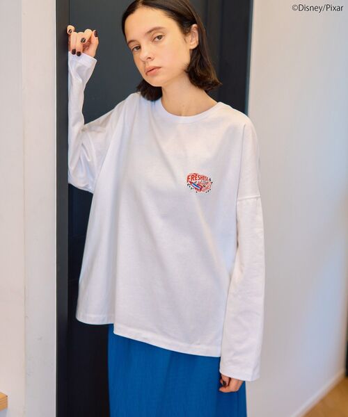 Disney tシャツ Pizza Planet オーダーメモロングTシャツ