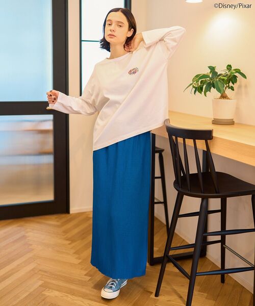 Disney tシャツ Pizza Planet オーダーメモロングTシャツ