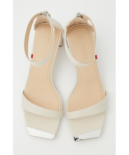 「STACCATO」 ヒールサンダル 24.5cm ブラック レディース_画像4