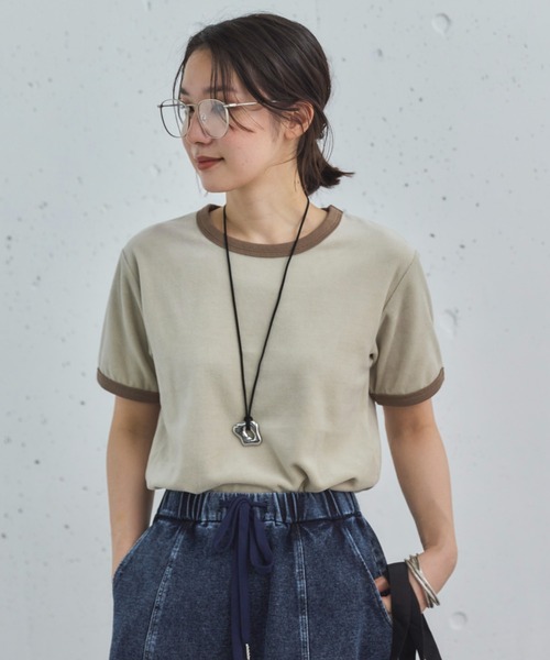 DOUX ARCHIVES（ドゥアルシーヴ） tシャツ 半袖 ベロアリンガーTee