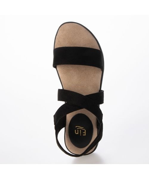 「Fin」 フラットサンダル S ブルー レディース_画像4