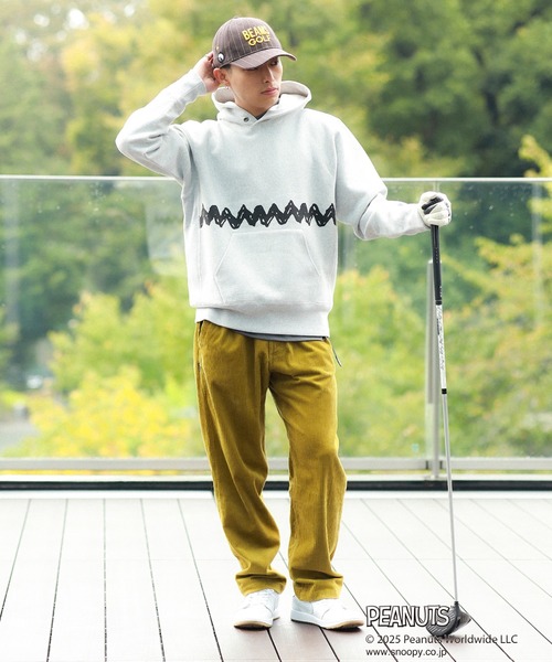 Champion（チャンピオン） パーカー 「MEN」PEANUTS チャーリー