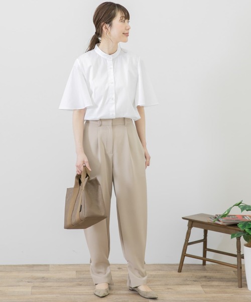「URBAN RESEARCH Sonny Label」 半袖ブラウス FREE ブルー レディース_画像7