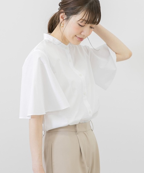 「URBAN RESEARCH Sonny Label」 半袖ブラウス FREE ブルー レディース_画像9