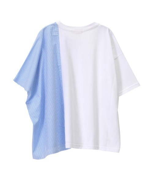 「ZUCCa」 半袖カットソー M size ネイビー レディース_画像2