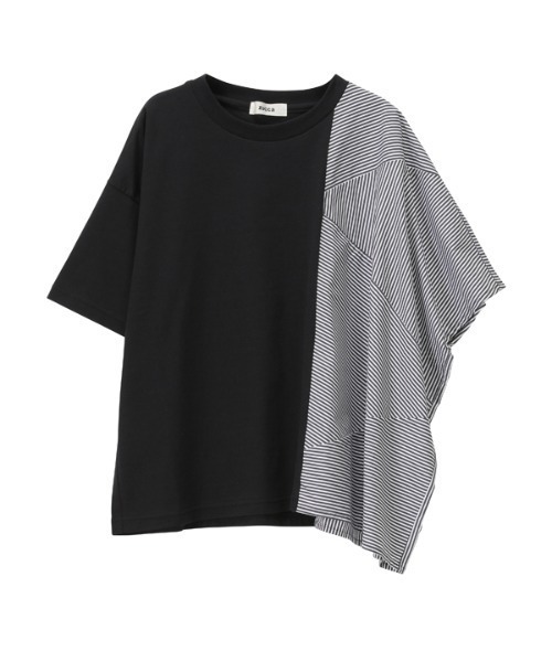 「ZUCCa」 半袖カットソー M size ネイビー レディース_画像3