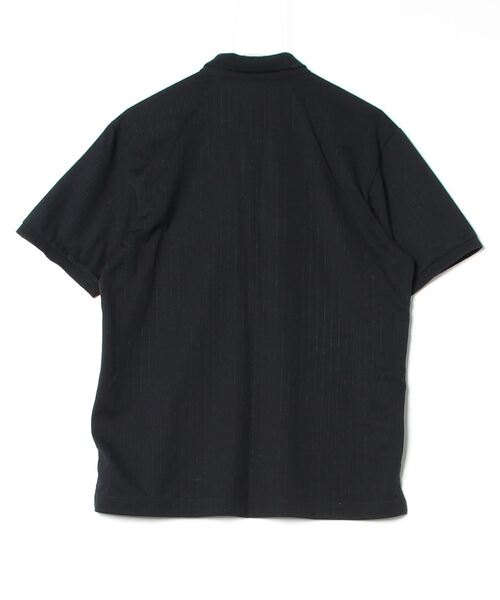 「LYLE&SCOTT」 ワンポイント半袖ポロシャツ L ブラック メンズ_画像2