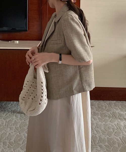 「FREE STYLISTS」 ノースリーブワンピース FREE オフホワイト レディース_画像7