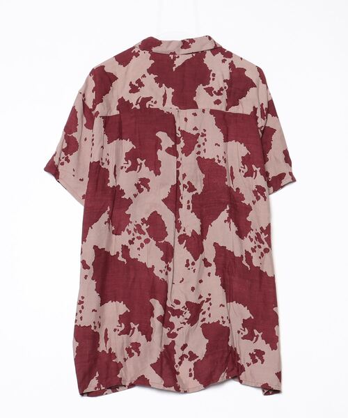 「Amina」 半袖シャツ - レッド レディース_画像2