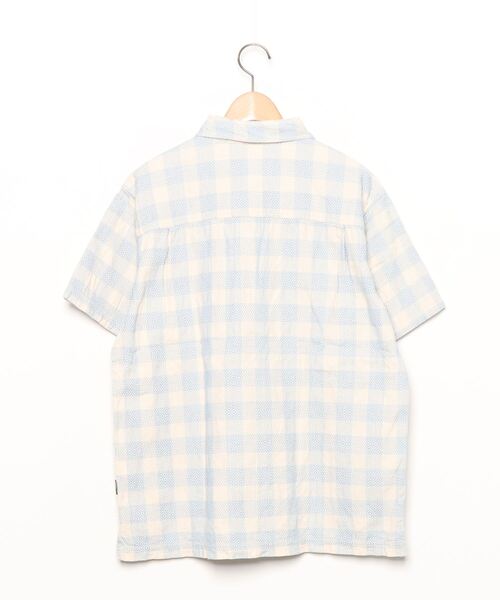 「GOHEMP」 半袖シャツ 2 ブルー メンズ_画像2