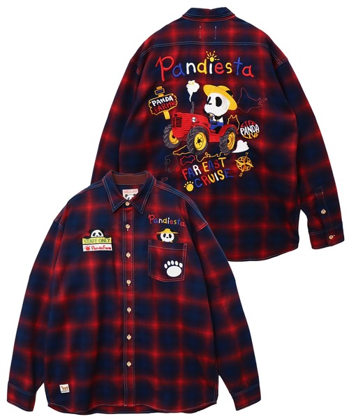 PANDIESTA（パンディエスタ） tシャツ ファーマーズパンダ オンブレ