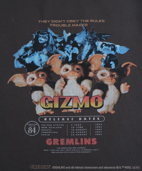 「ADPOSION」 「GREMLINS」半袖Tシャツ X-LARGE ホワイト レディース_画像7