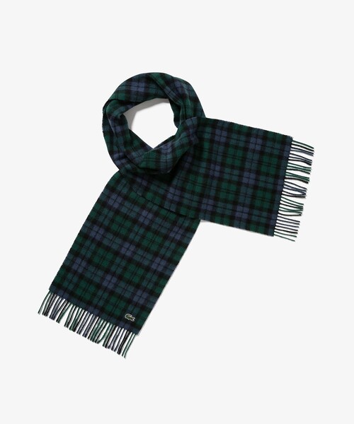 LACOSTE（ラコステ） マフラー メリノウールチェックマフラー メンズ