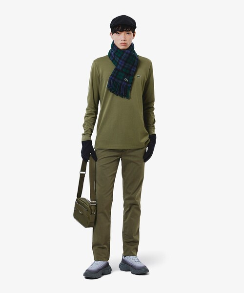 LACOSTE（ラコステ） マフラー メリノウールチェックマフラー メンズ