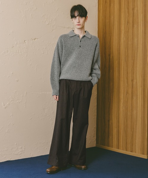 RAGEBLUE（レイジブルー） ポロシャツ Relax Fit WOOLY Knit Polo