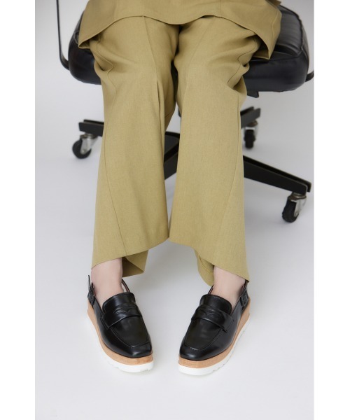 「STACCATO」 フラットサンダル 23cm ブラック レディース_画像5