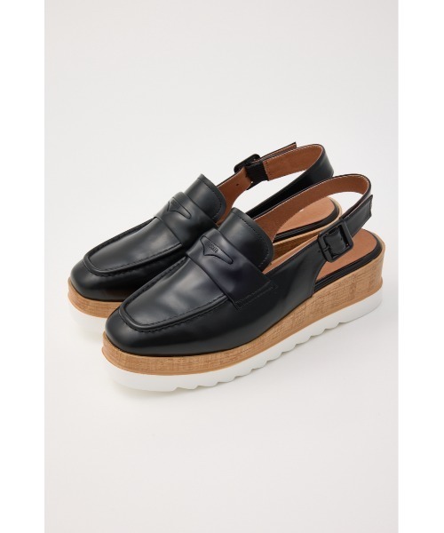 「STACCATO」 フラットサンダル 23cm ブラック レディース_画像7