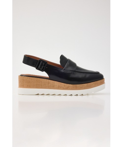 「STACCATO」 フラットサンダル 23cm ブラック レディース_画像9