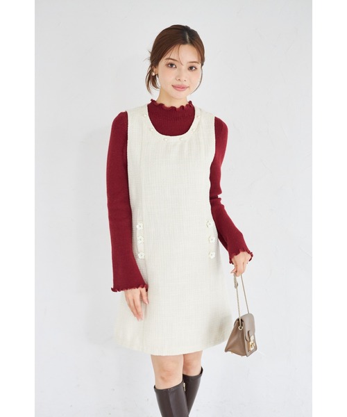 ゆにゃ様 tocco closet（トッコ クローゼット） ジャンパースカート 「ZOZO限定