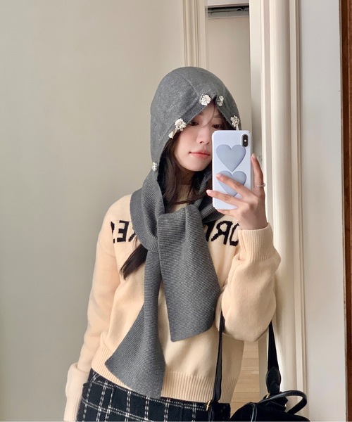 BURNER（バーナー） ニット帽 ニットキャップ 「CHI SELECT」ビジュー