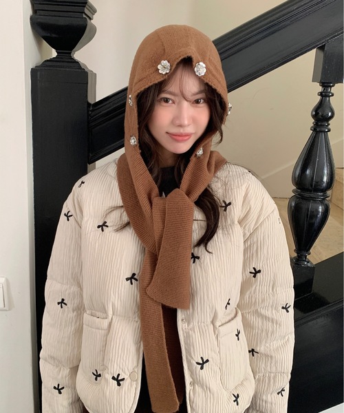 BURNER（バーナー） ニット帽 ニットキャップ 「CHI SELECT」ビジュー