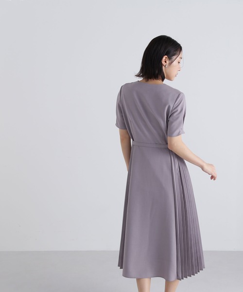 「NATURAL BEAUTY BASIC」 半袖ワンピース MEDIUM ピンク レディース_画像7